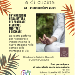 Laboratorio di yoga e cucina